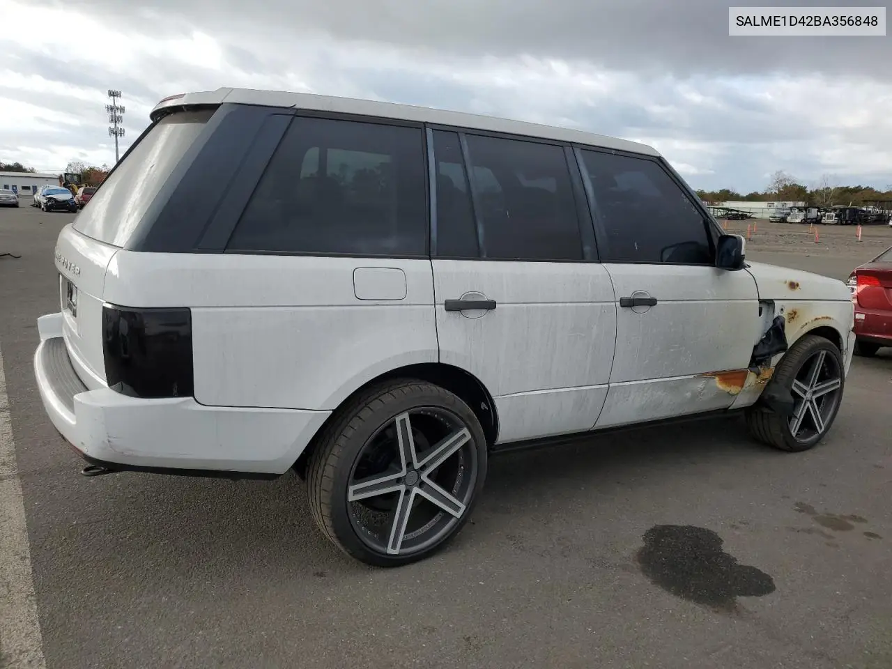 2011 Land Rover Range Rover Hse VIN: SALME1D42BA356848 Lot: 59498275