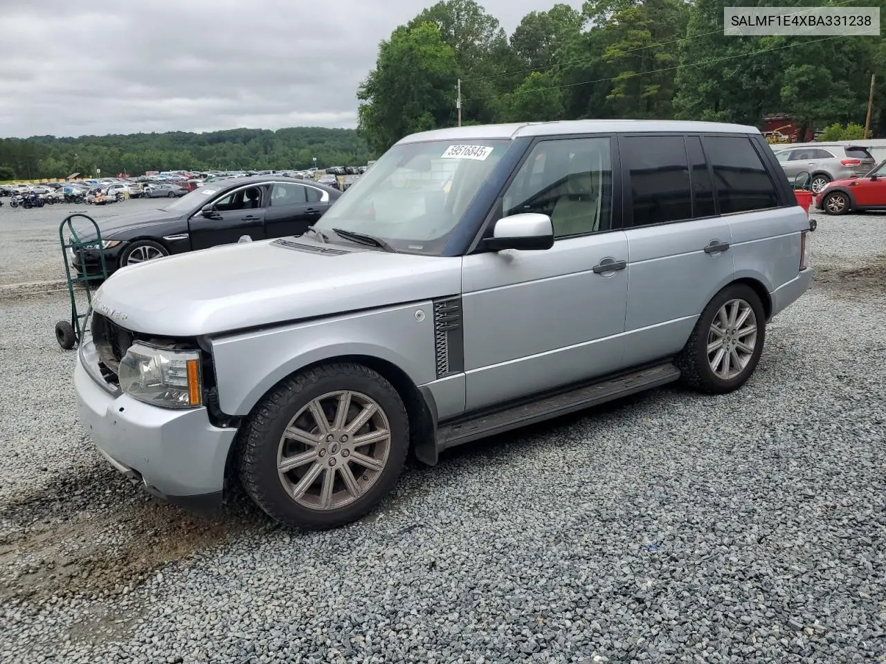 2011 Land Rover Range Rover Hse Luxury VIN: SALMF1E4XBA331238 Lot: 59516845