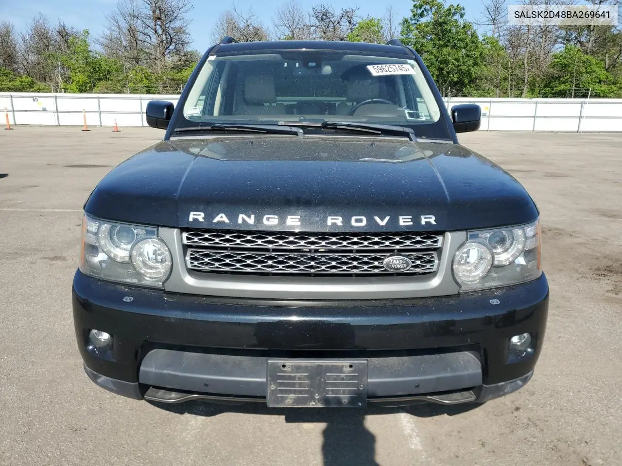 2011 Land Rover Range Rover Sport Lux VIN: SALSK2D48BA269641 Lot: 59625745