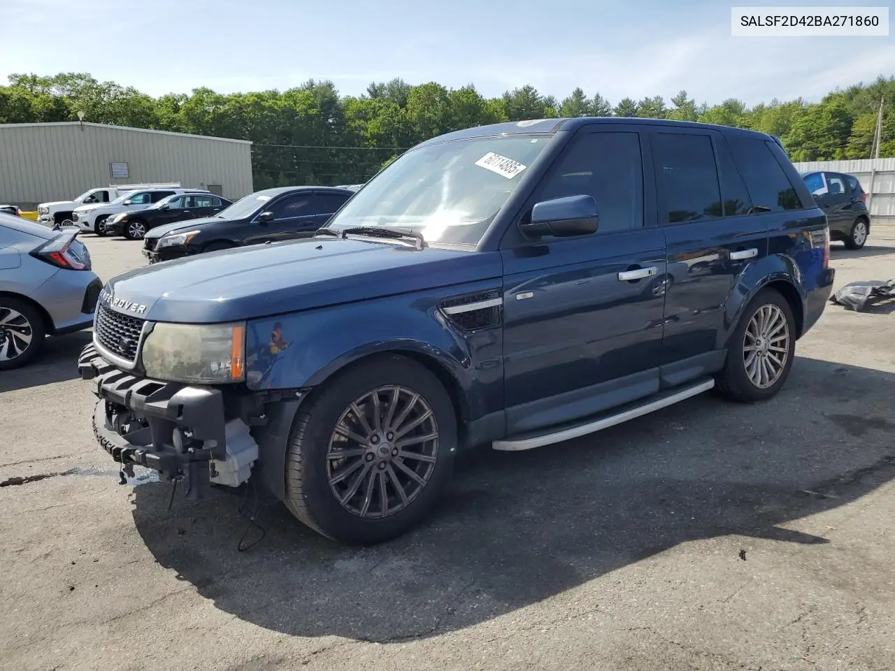 2011 Land Rover Range Rover Sport Hse VIN: SALSF2D42BA271860 Lot: 60114885