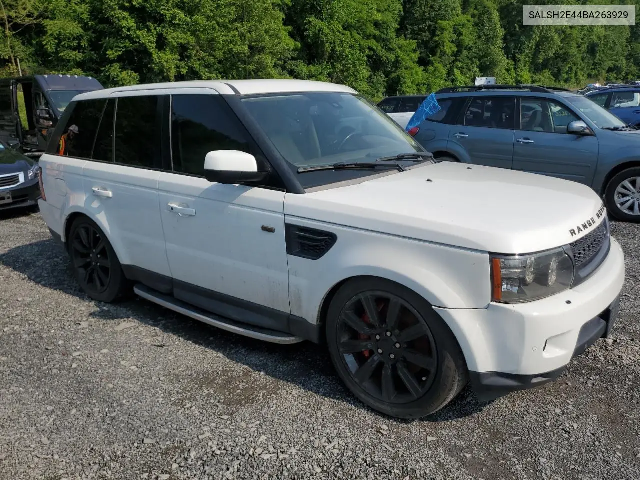 2011 Land Rover Range Rover Sport Sc VIN: SALSH2E44BA263929 Lot: 60516805