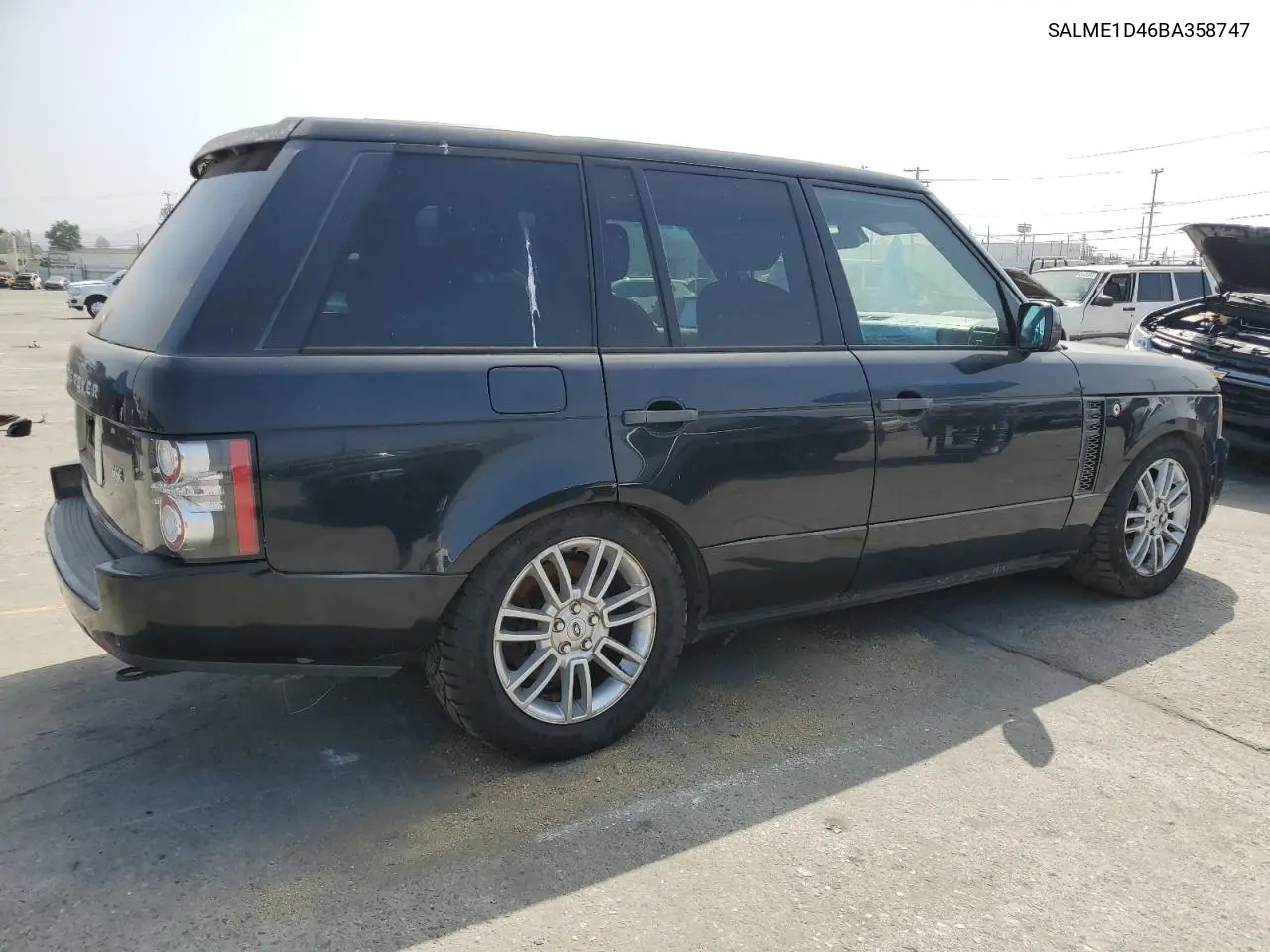 2011 Land Rover Range Rover Hse VIN: SALME1D46BA358747 Lot: 60562035