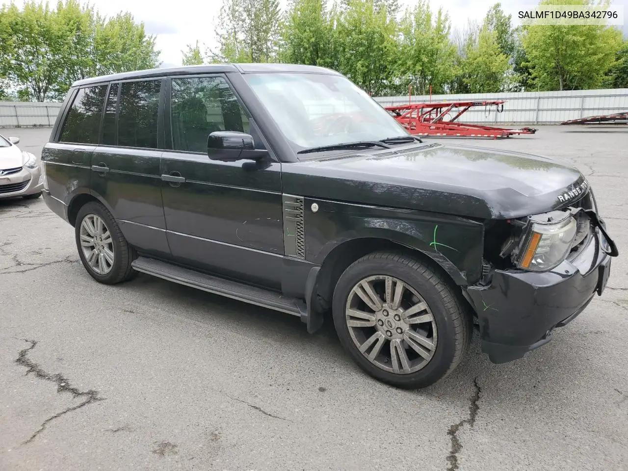 2011 Land Rover Range Rover Hse Luxury VIN: SALMF1D49BA342796 Lot: 60671625