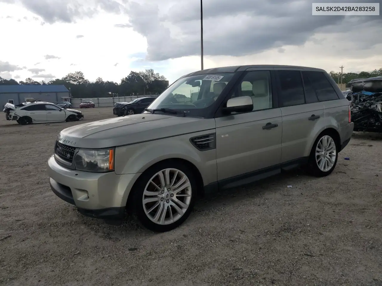 2011 Land Rover Range Rover Sport Lux VIN: SALSK2D42BA283258 Lot: 60819105