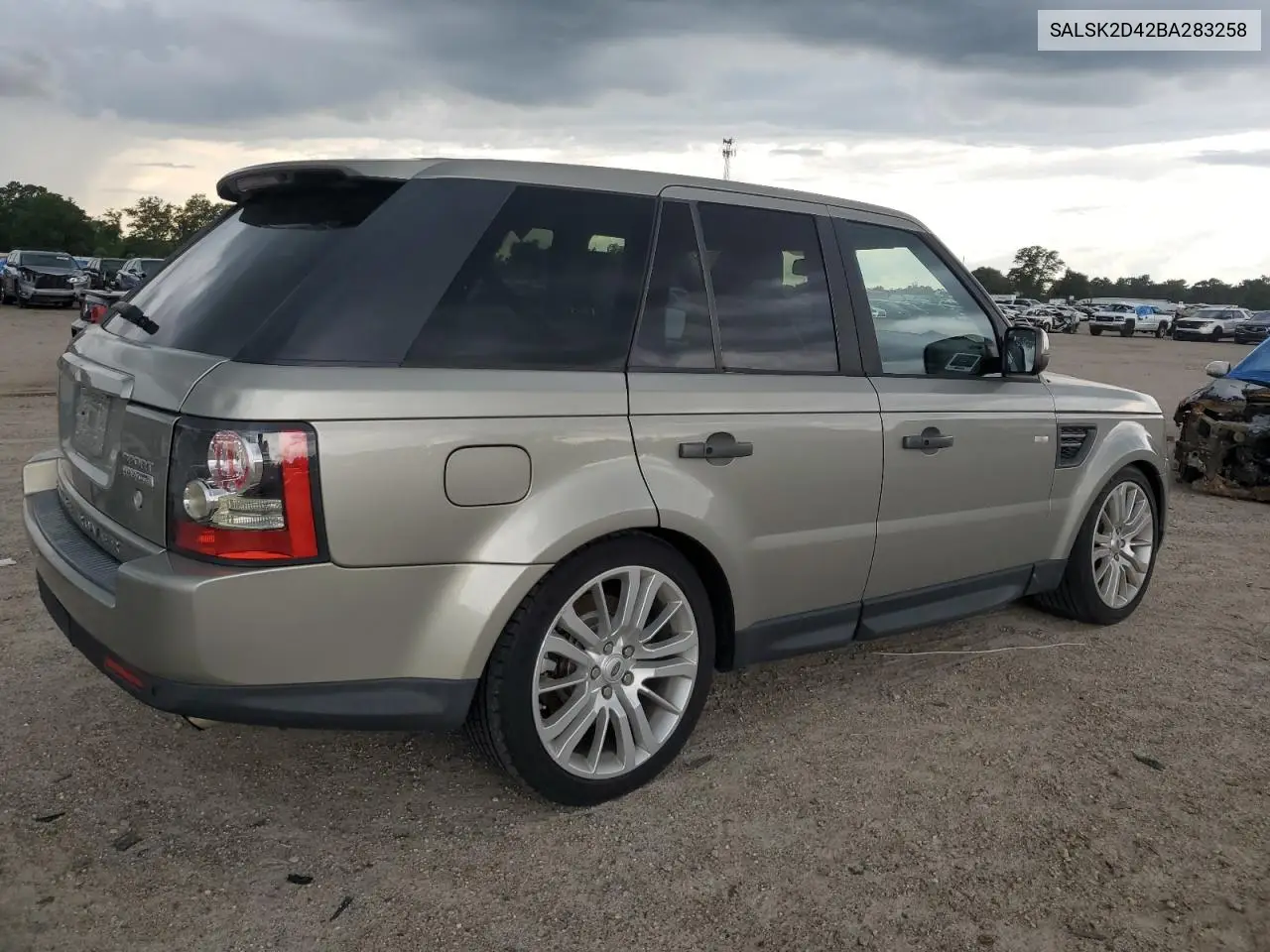 2011 Land Rover Range Rover Sport Lux VIN: SALSK2D42BA283258 Lot: 60819105