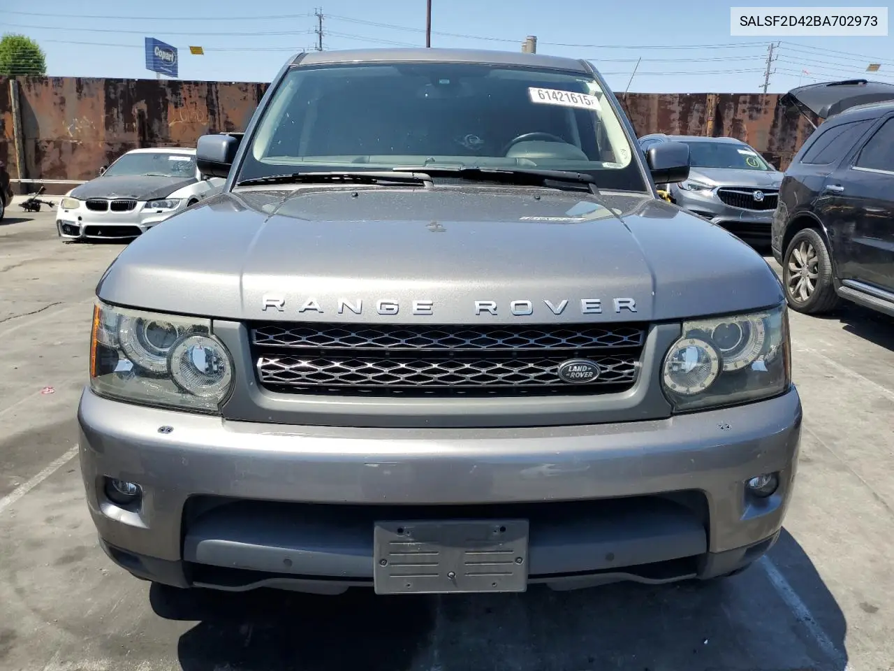 2011 Land Rover Range Rover Sport Hse VIN: SALSF2D42BA702973 Lot: 61421615