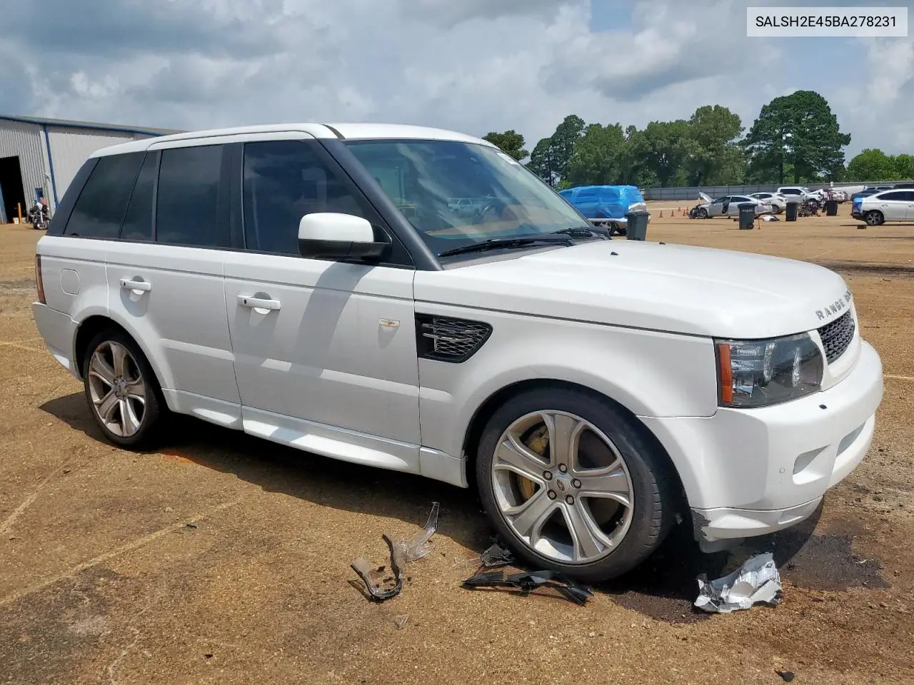 2011 Land Rover Range Rover Sport Sc VIN: SALSH2E45BA278231 Lot: 61442385