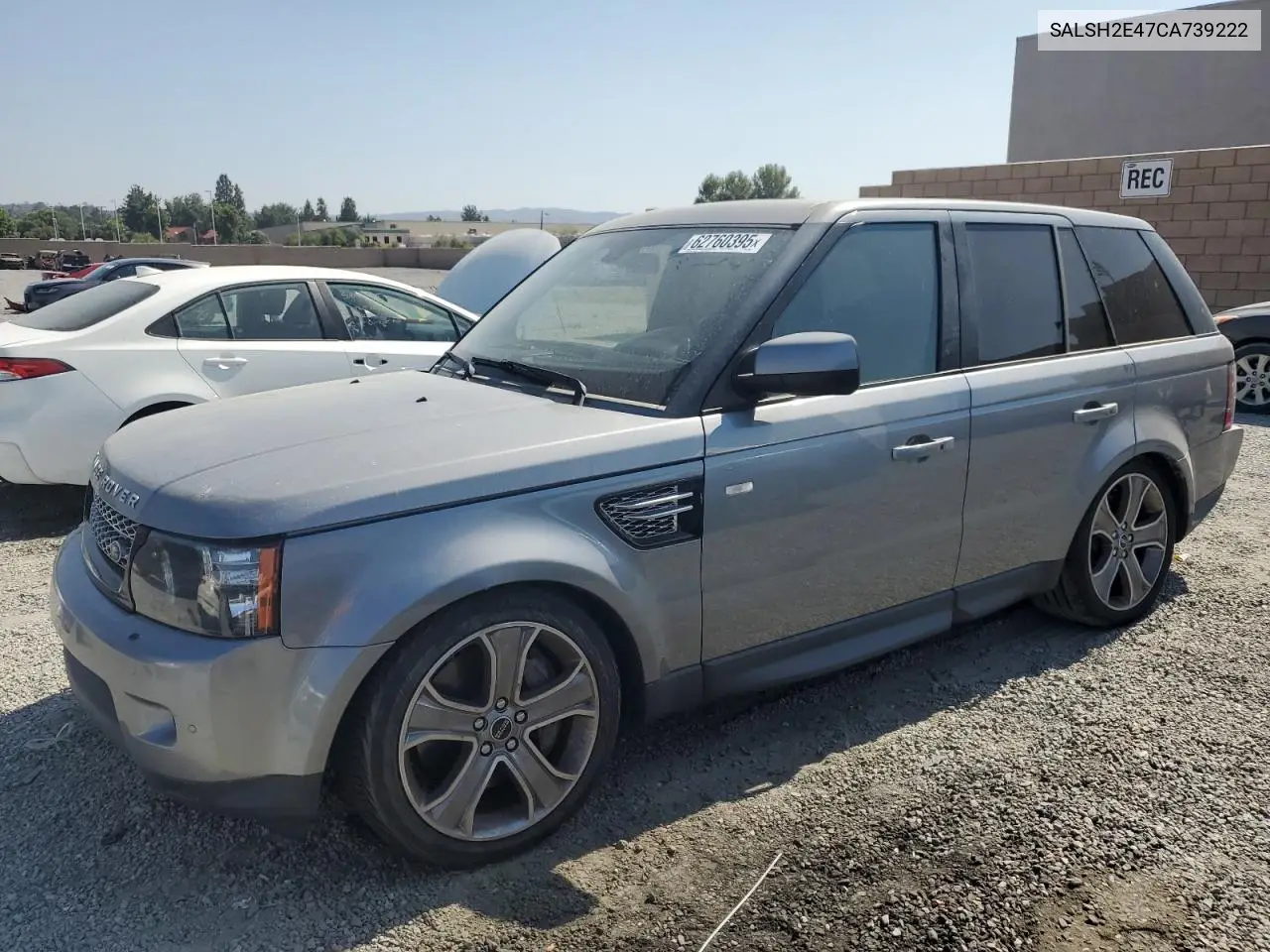 2012 Land Rover Range Rover Sport Sc VIN: SALSH2E47CA739222 Lot: 62760395
