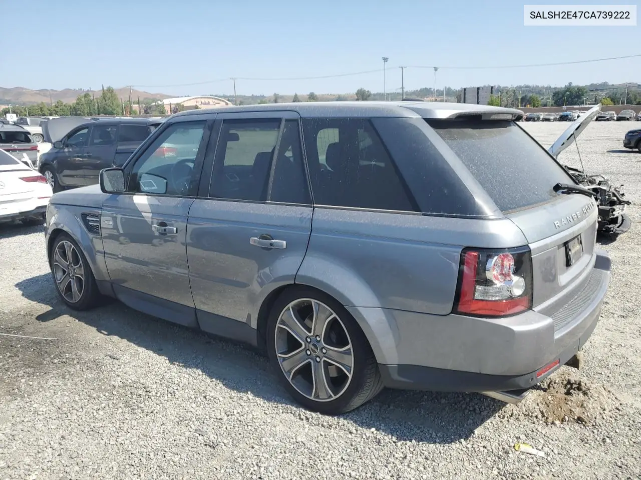2012 Land Rover Range Rover Sport Sc VIN: SALSH2E47CA739222 Lot: 62760395