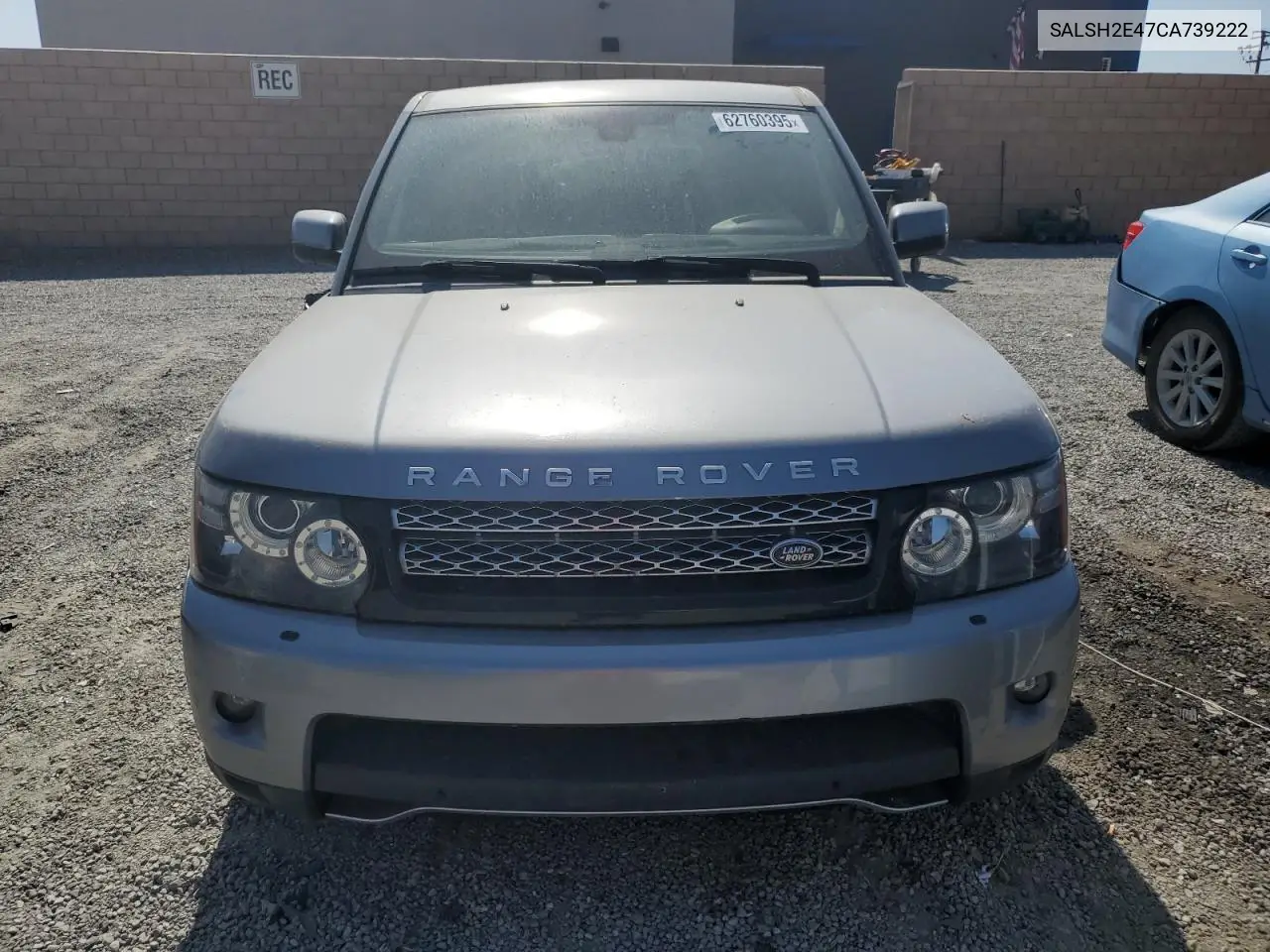 2012 Land Rover Range Rover Sport Sc VIN: SALSH2E47CA739222 Lot: 62760395