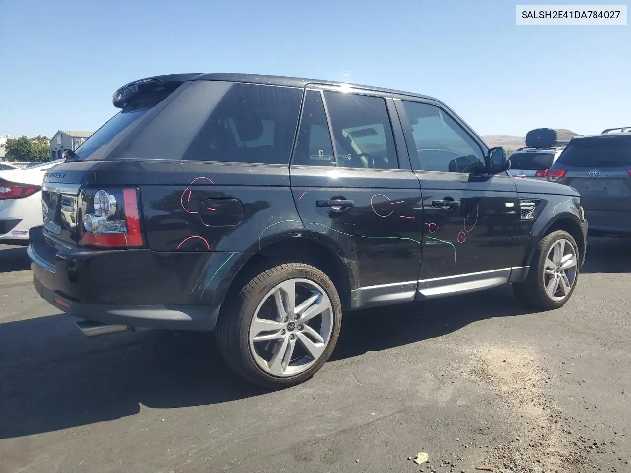 2013 Land Rover Range Rover Sport Sc VIN: SALSH2E41DA784027 Lot: 62400115