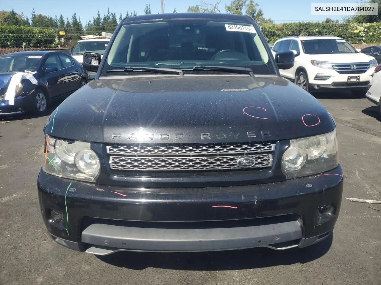 2013 Land Rover Range Rover Sport Sc VIN: SALSH2E41DA784027 Lot: 62400115
