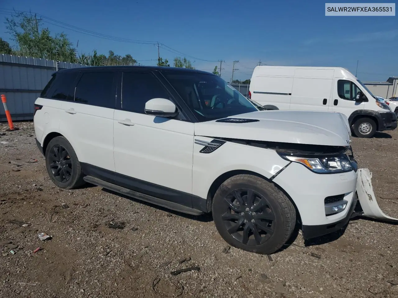 2014 Land Rover Range Rover Sport Hse VIN: SALWR2WFXEA365531 Lot: 62326395