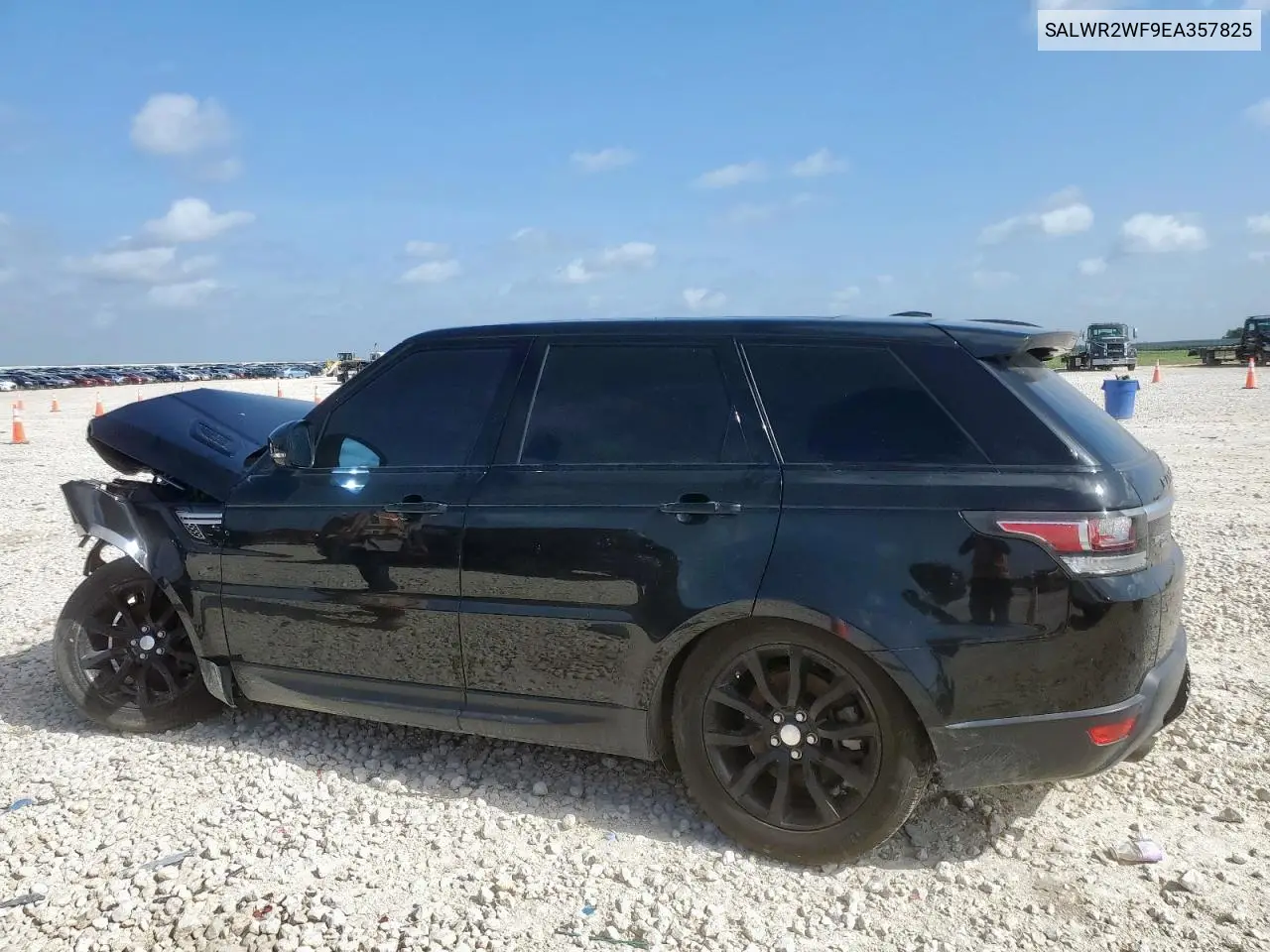 2014 Land Rover Range Rover Sport Hse VIN: SALWR2WF9EA357825 Lot: 62934135