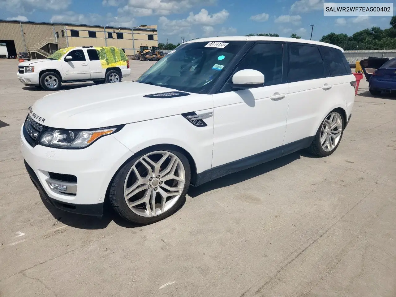 2014 Land Rover Range Rover Sport Hse VIN: SALWR2WF7EA500402 Lot: 63114175