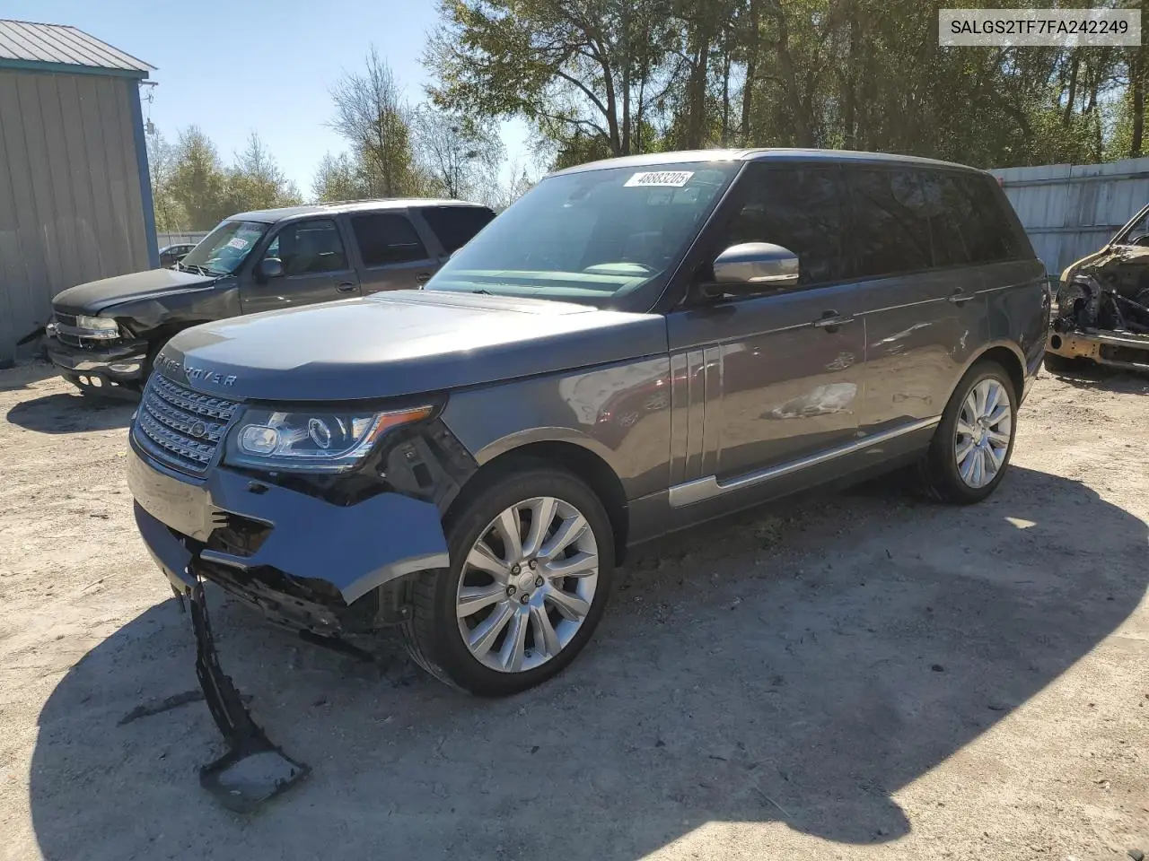 2015 Land Rover Range Rover Supercharged VIN: SALGS2TF7FA242249 Lot: 48883205