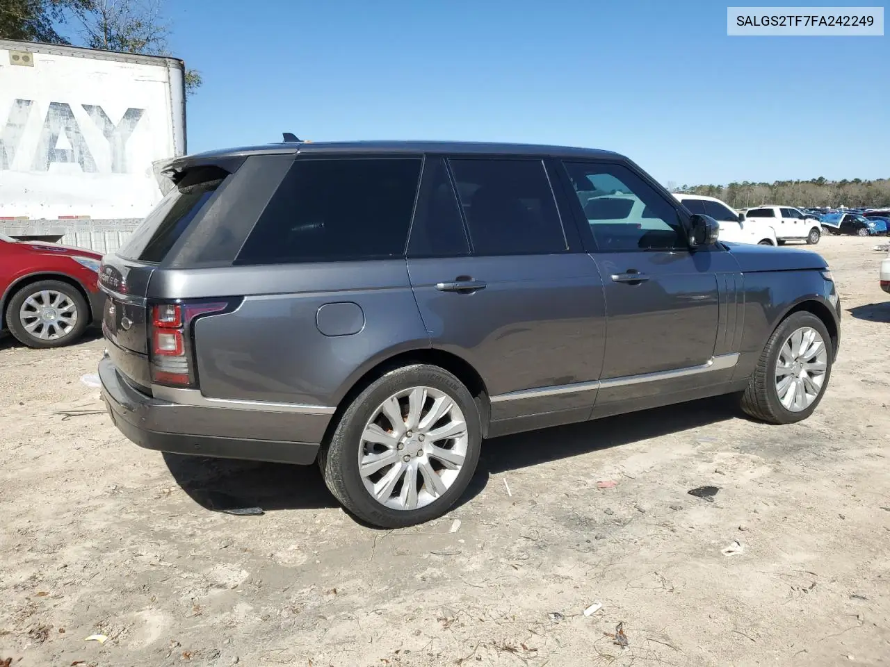 2015 Land Rover Range Rover Supercharged VIN: SALGS2TF7FA242249 Lot: 48883205