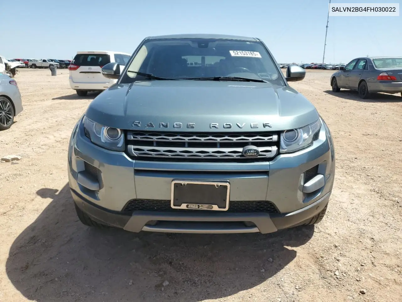 2015 Land Rover Range Rover Evoque Pure VIN: SALVN2BG4FH030022 Lot: 52153185