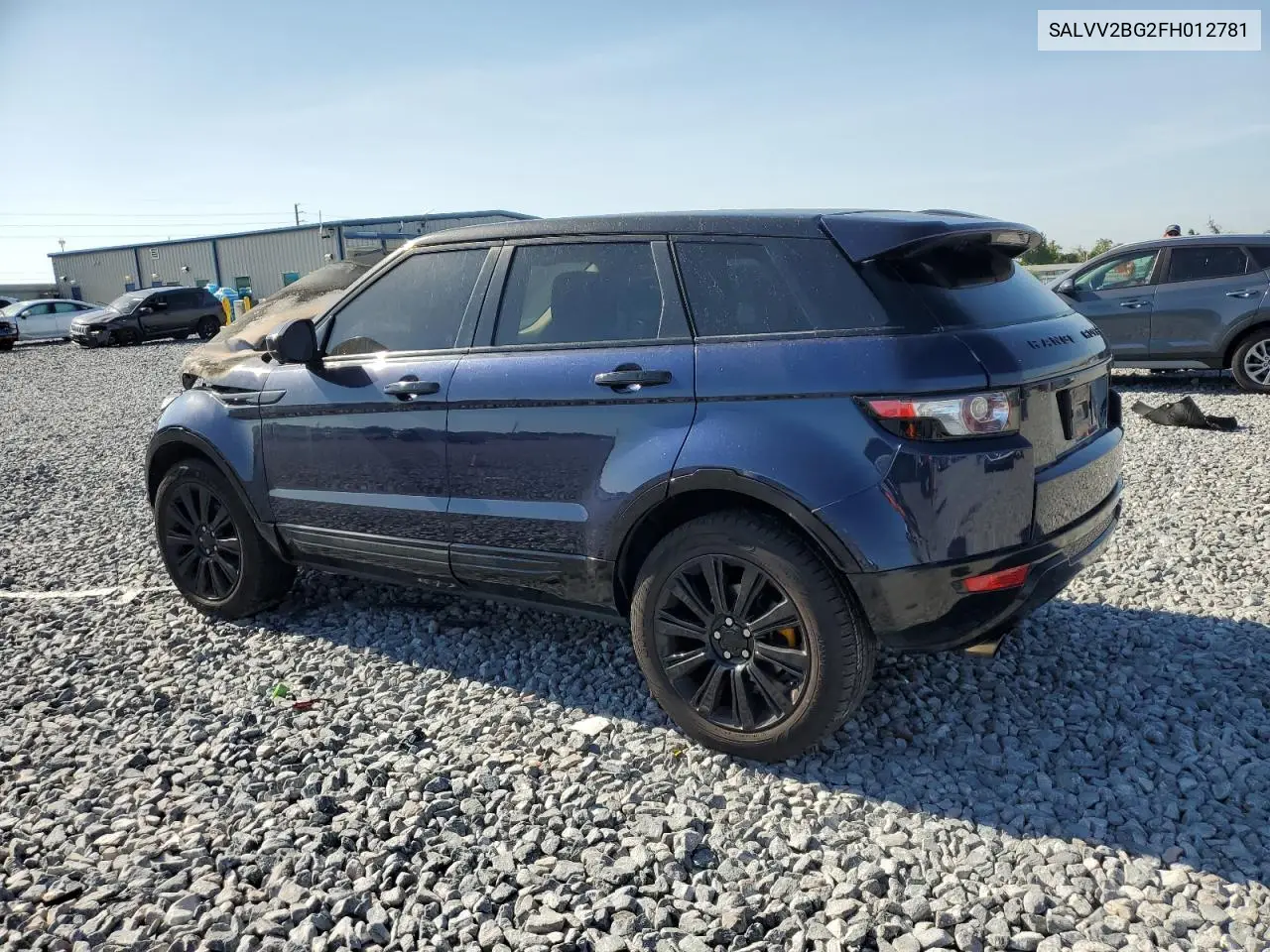 2015 Land Rover Range Rover Evoque Prestige Premium VIN: SALVV2BG2FH012781 Lot: 57328405