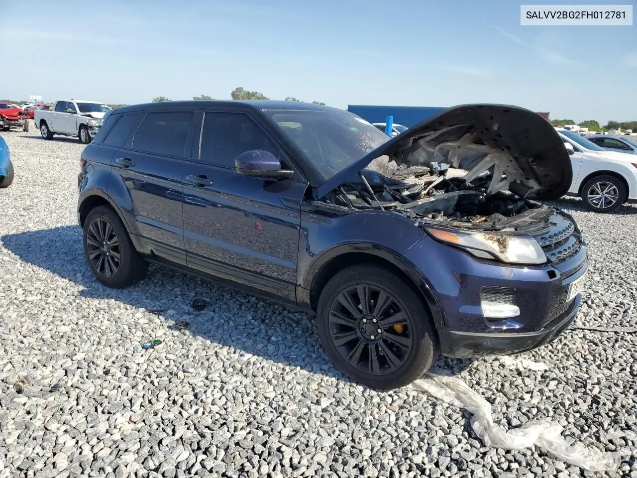 2015 Land Rover Range Rover Evoque Prestige Premium VIN: SALVV2BG2FH012781 Lot: 57328405