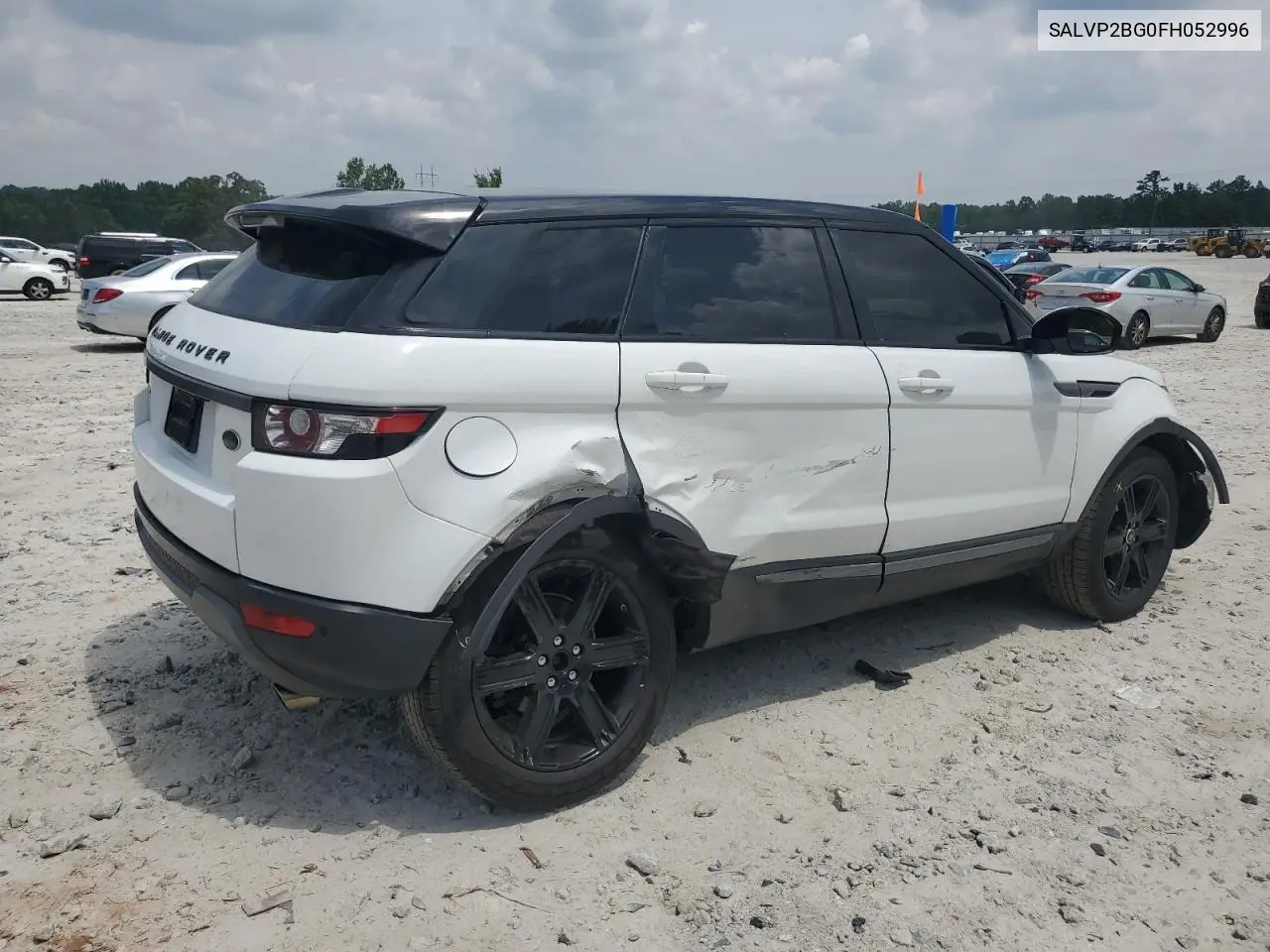 2015 Land Rover Range Rover Evoque Pure Plus VIN: SALVP2BG0FH052996 Lot: 62518355
