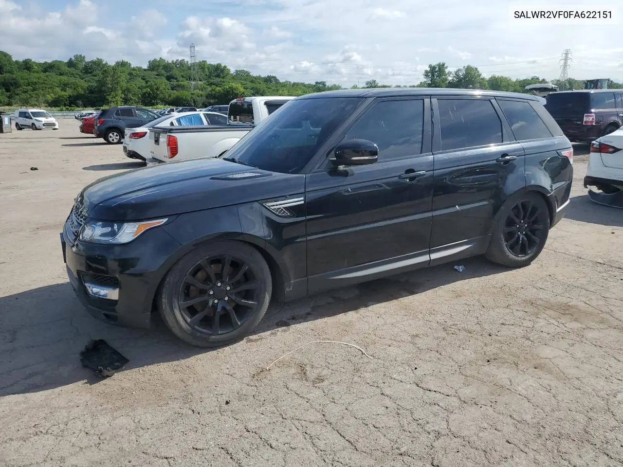 2015 Land Rover Range Rover Sport Hse VIN: SALWR2VF0FA622151 Lot: 62849785