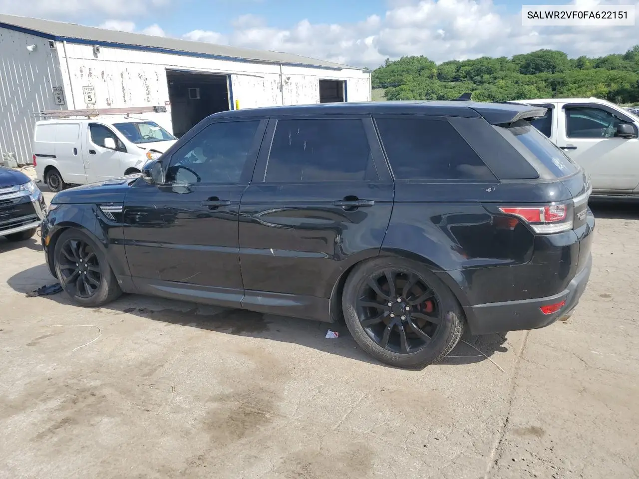 2015 Land Rover Range Rover Sport Hse VIN: SALWR2VF0FA622151 Lot: 62849785