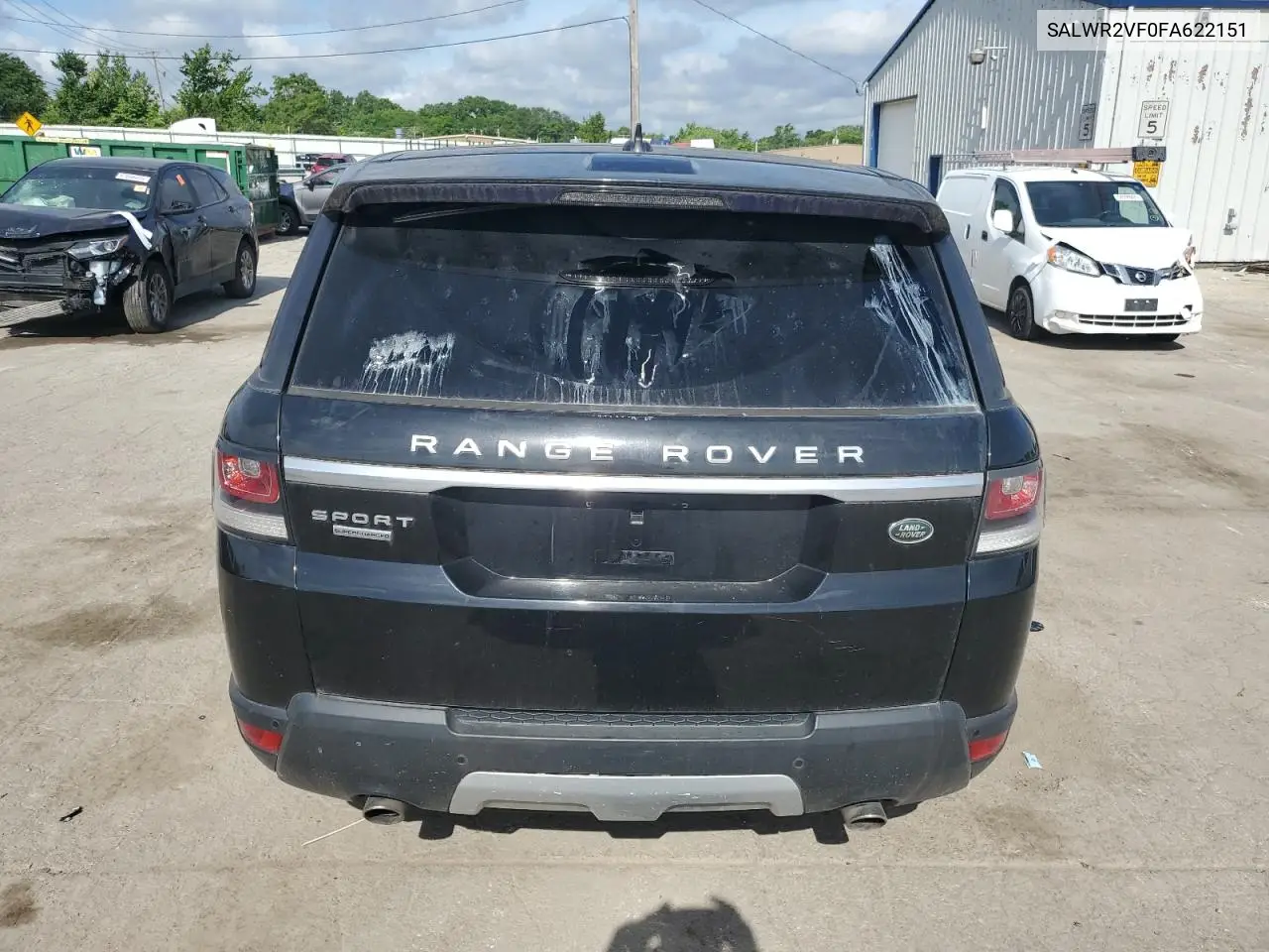 2015 Land Rover Range Rover Sport Hse VIN: SALWR2VF0FA622151 Lot: 62849785