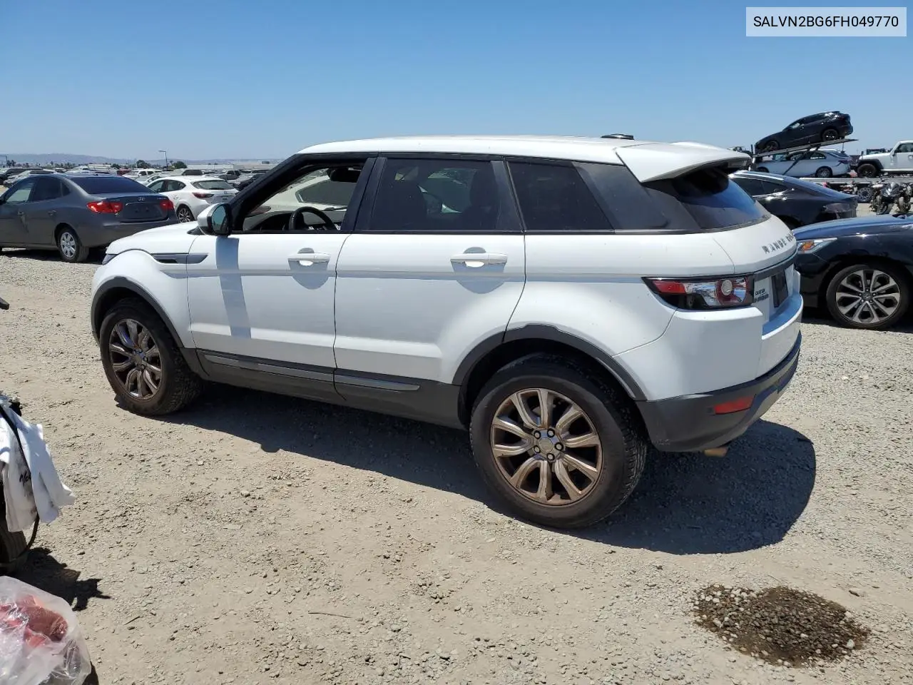 2015 Land Rover Range Rover Evoque Pure VIN: SALVN2BG6FH049770 Lot: 63117265