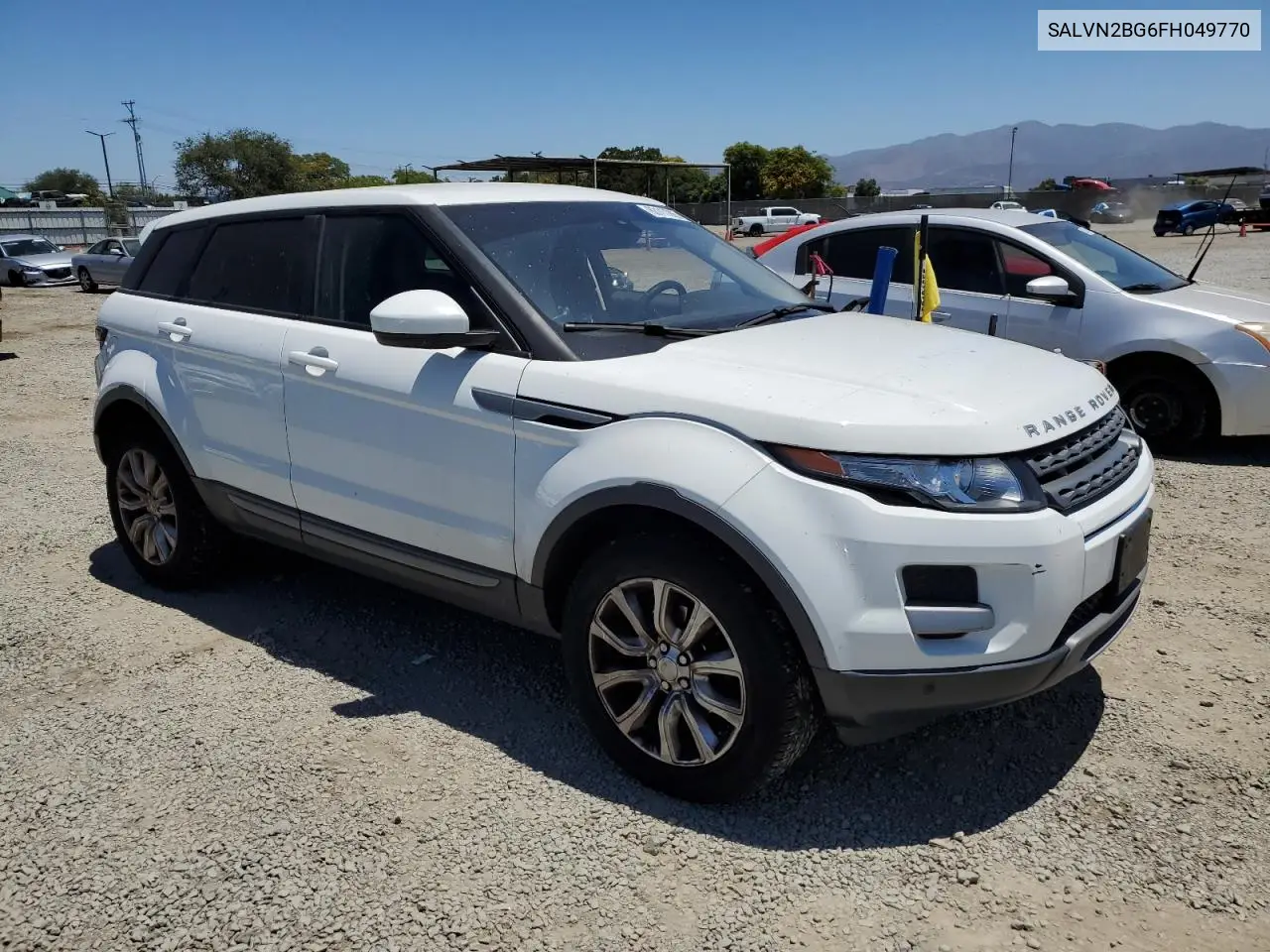 2015 Land Rover Range Rover Evoque Pure VIN: SALVN2BG6FH049770 Lot: 63117265