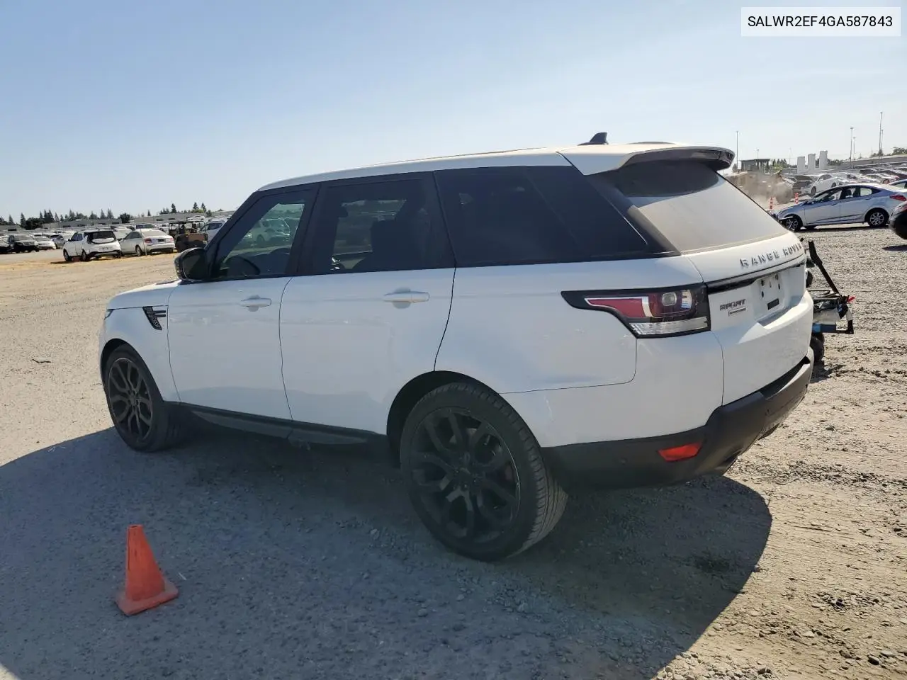2016 Land Rover Range Rover Sport Sc VIN: SALWR2EF4GA587843 Lot: 62154555
