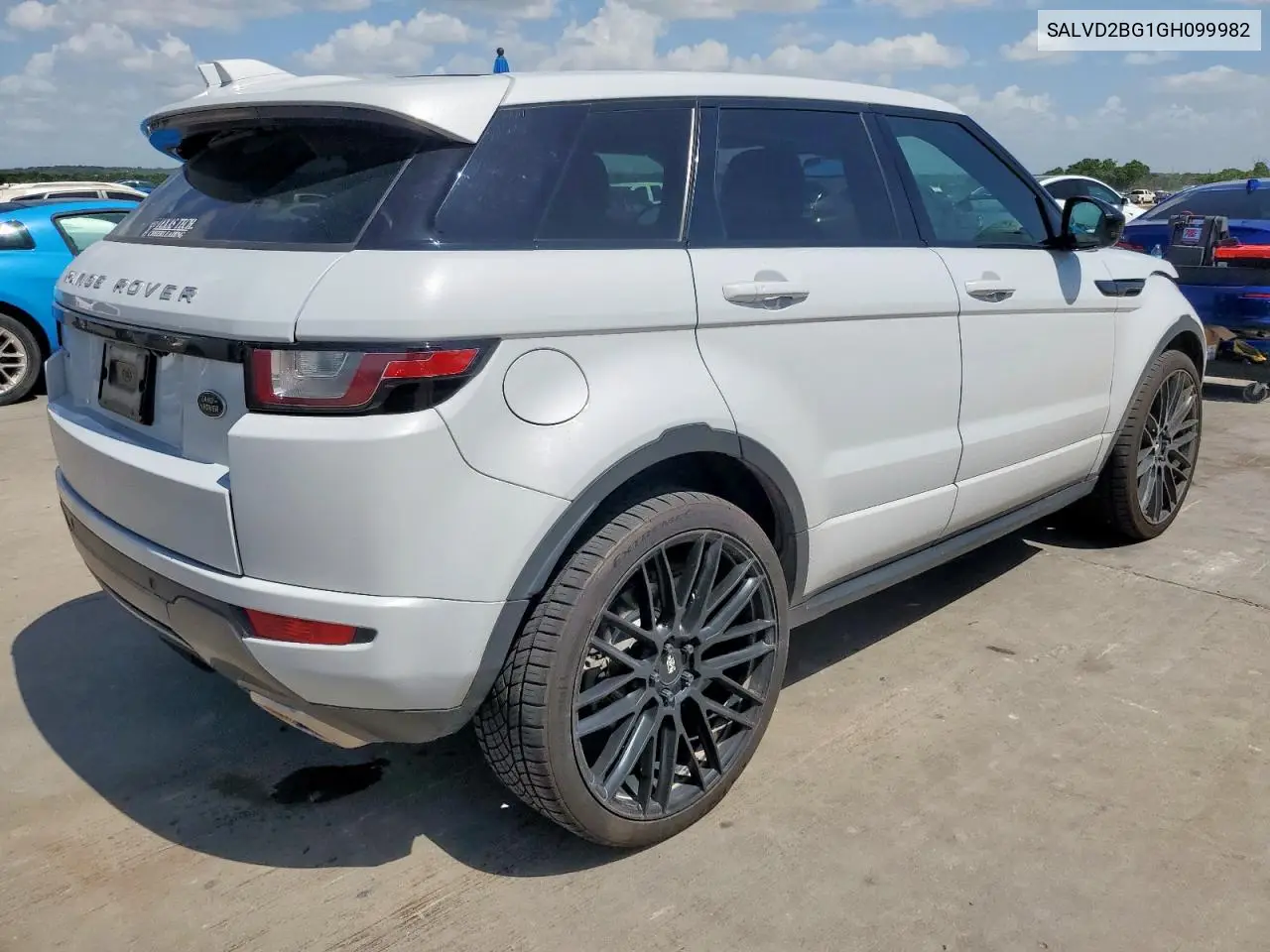 2016 Land Rover Range Rover Evoque Hse Dynamic VIN: SALVD2BG1GH099982 Lot: 62231665