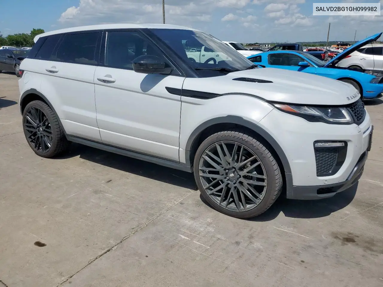 2016 Land Rover Range Rover Evoque Hse Dynamic VIN: SALVD2BG1GH099982 Lot: 62231665