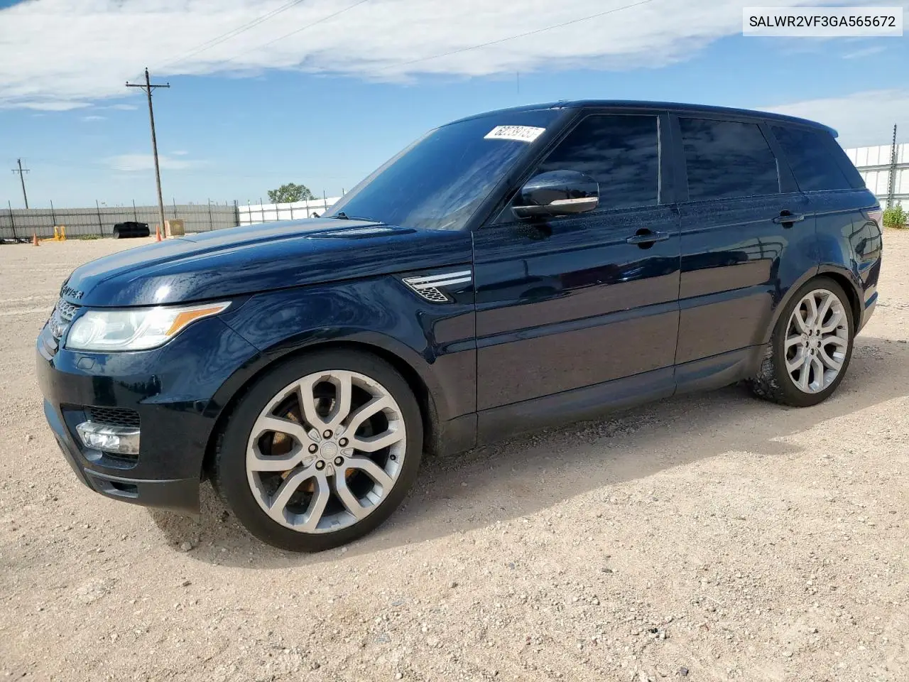 2016 Land Rover Range Rover Sport Hse VIN: SALWR2VF3GA565672 Lot: 62239155