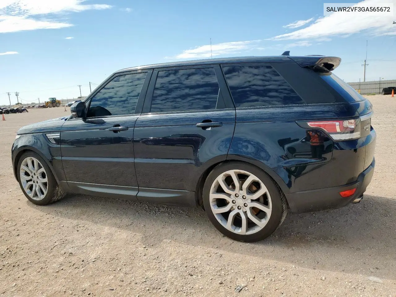 2016 Land Rover Range Rover Sport Hse VIN: SALWR2VF3GA565672 Lot: 62239155
