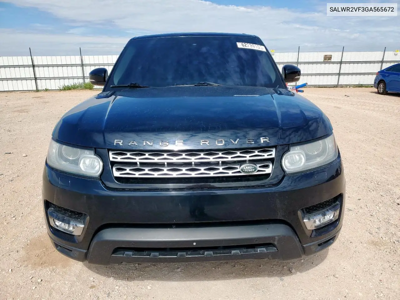 2016 Land Rover Range Rover Sport Hse VIN: SALWR2VF3GA565672 Lot: 62239155