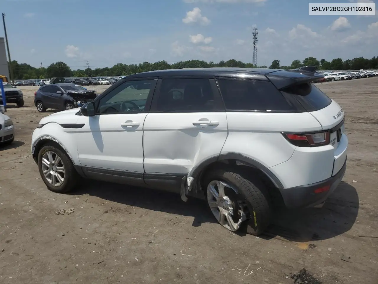 2016 Land Rover Range Rover Evoque Se VIN: SALVP2BG2GH102816 Lot: 62378255