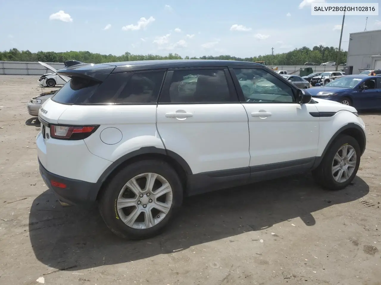 2016 Land Rover Range Rover Evoque Se VIN: SALVP2BG2GH102816 Lot: 62378255