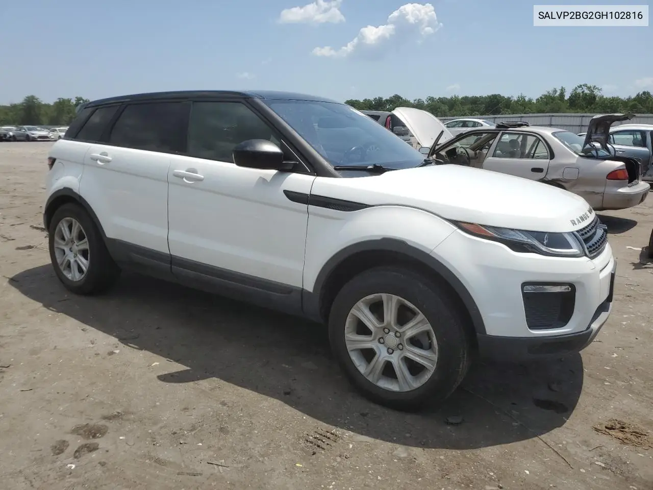 2016 Land Rover Range Rover Evoque Se VIN: SALVP2BG2GH102816 Lot: 62378255
