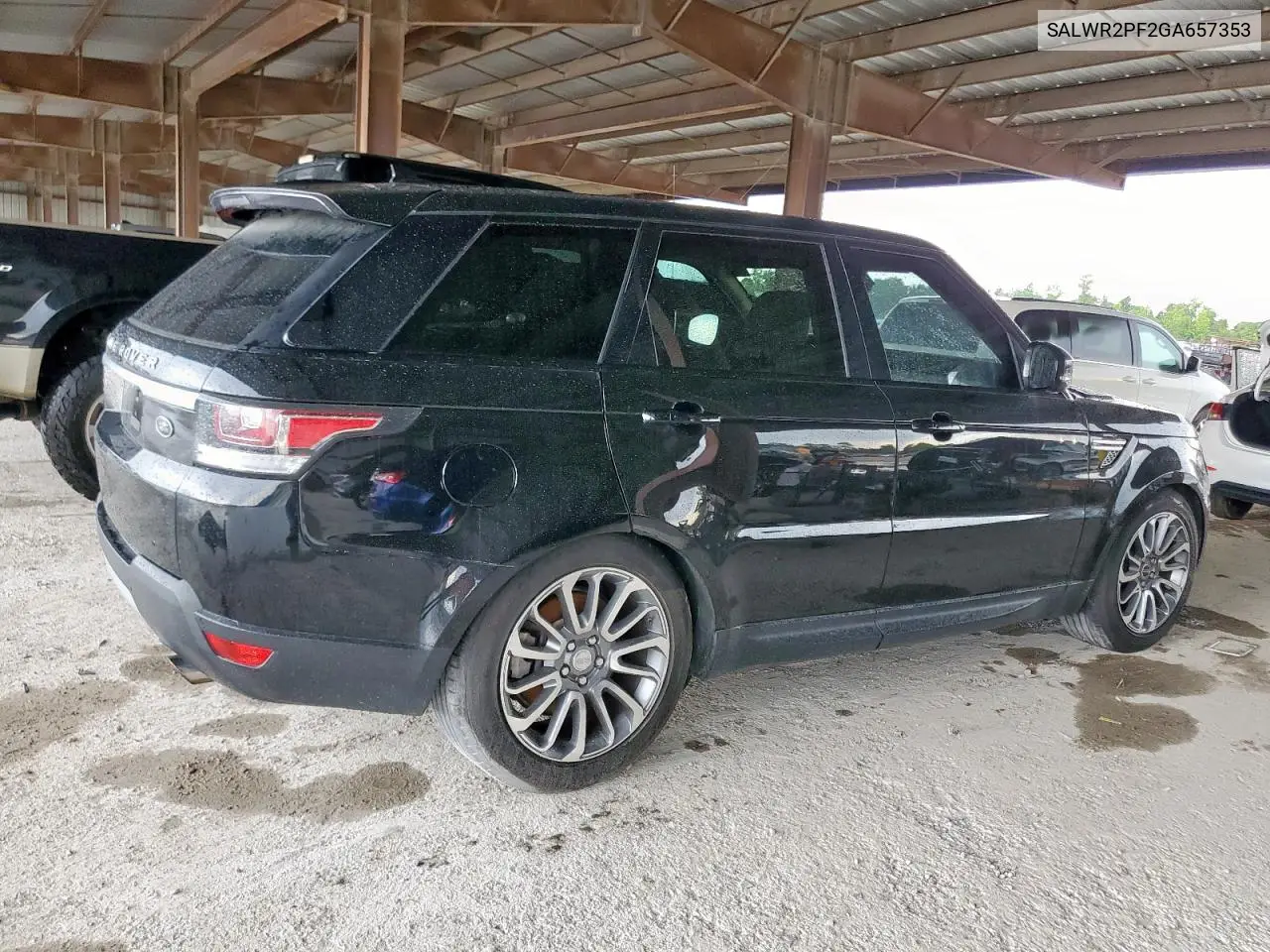 2016 Land Rover Range Rover Sport Hse VIN: SALWR2PF2GA657353 Lot: 62639605