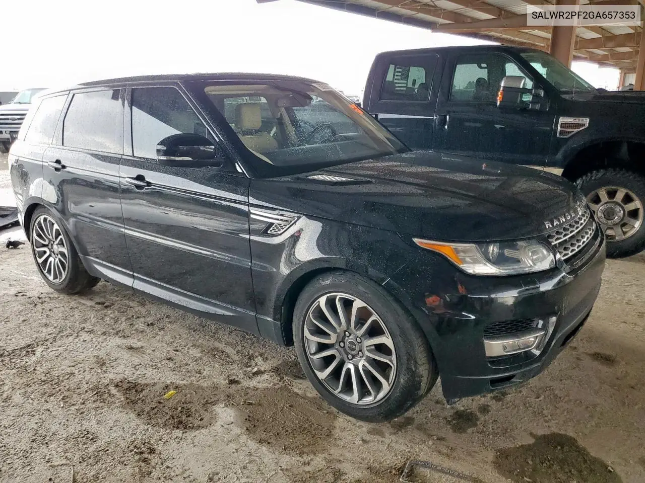 2016 Land Rover Range Rover Sport Hse VIN: SALWR2PF2GA657353 Lot: 62639605