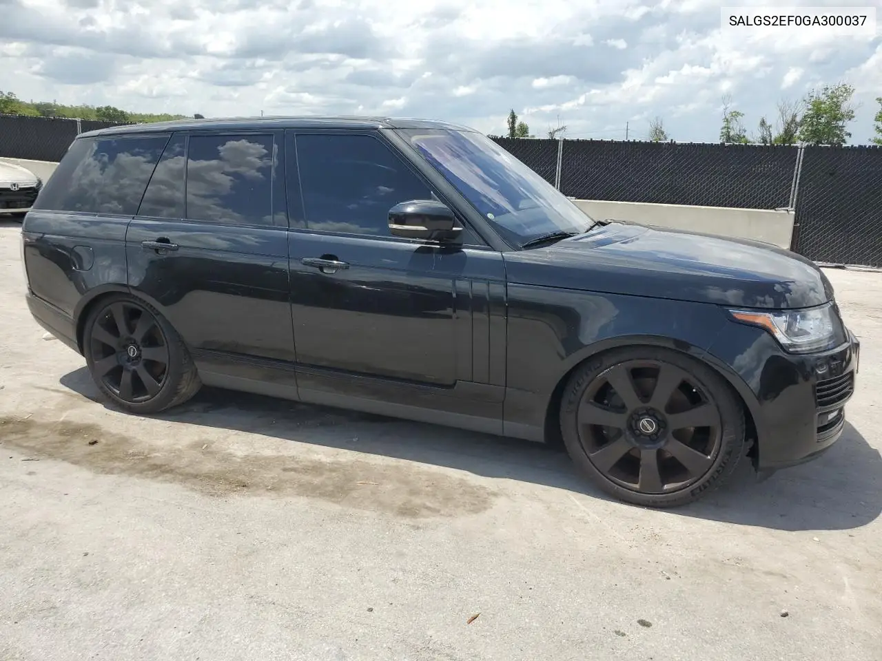 2016 Land Rover Range Rover Supercharged VIN: SALGS2EF0GA300037 Lot: 62883195