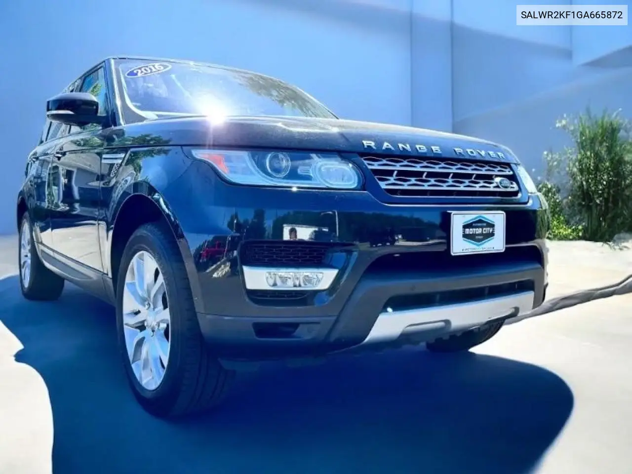 2016 Land Rover Range Rover Sport Hse VIN: SALWR2KF1GA665872 Lot: 62979555