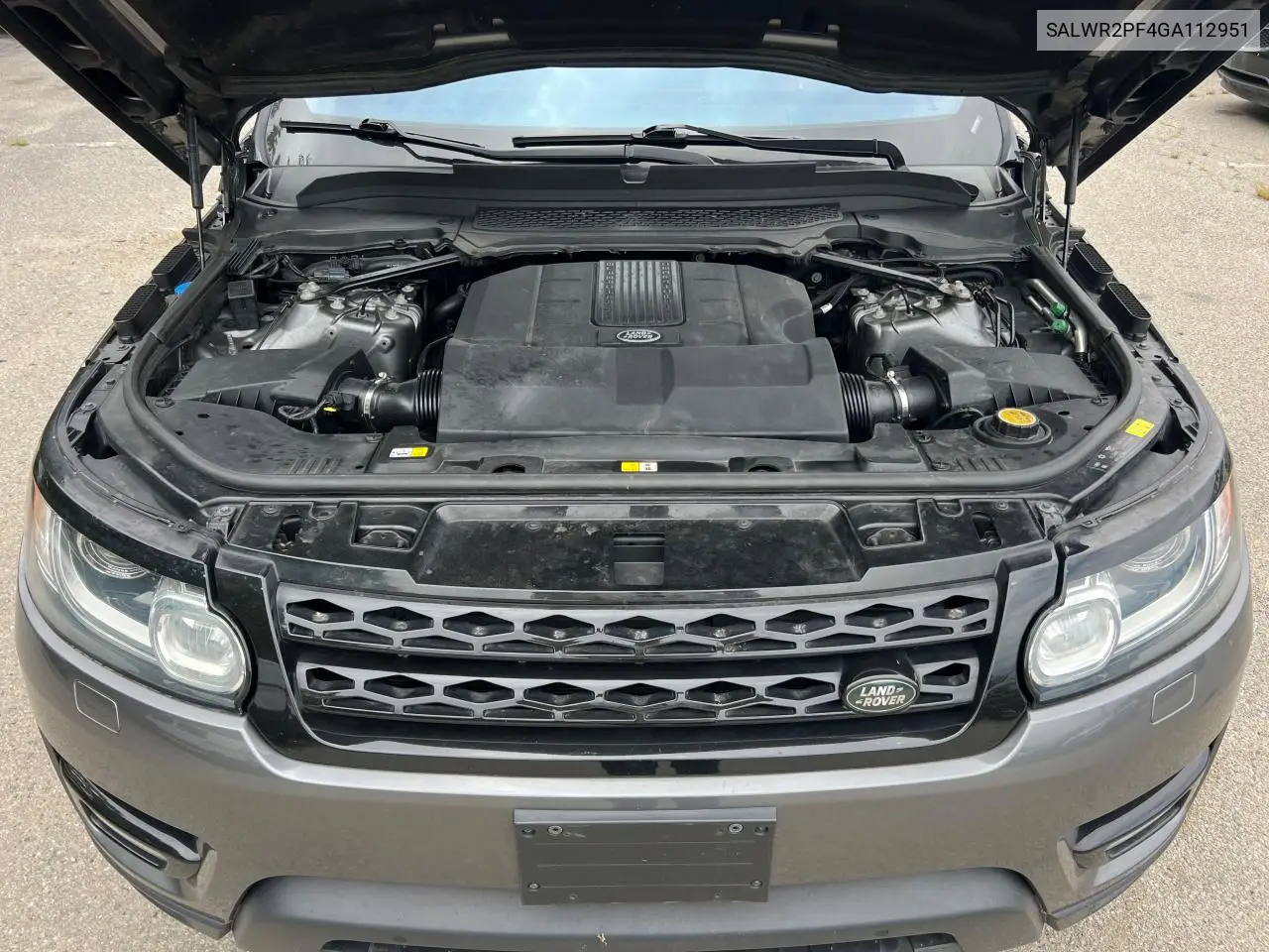2016 Land Rover Range Rover Sport Hse VIN: SALWR2PF4GA112951 Lot: 63074345