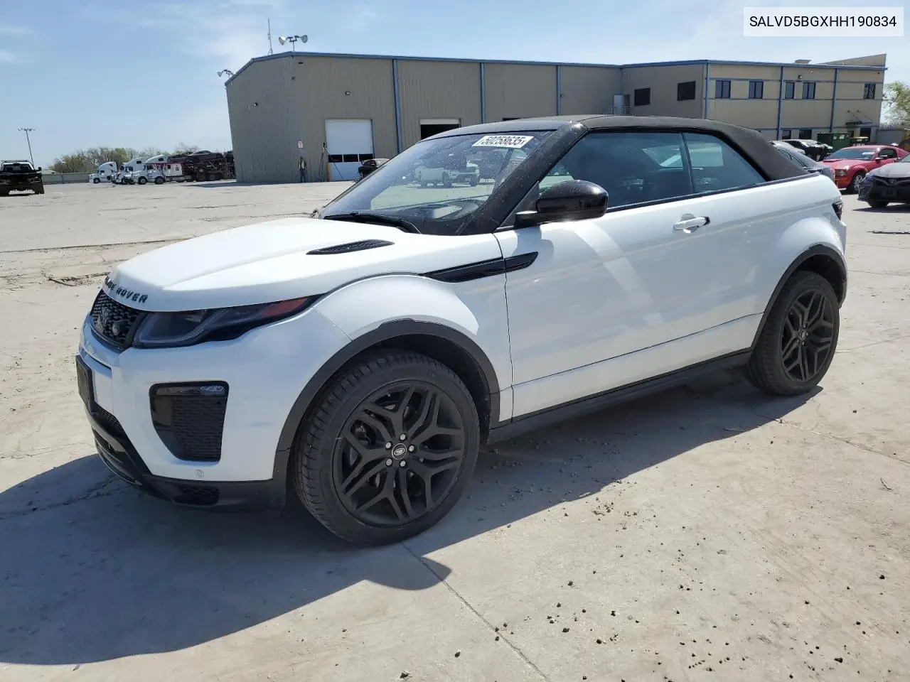 2017 Land Rover Range Rover Evoque Hse Dynamic VIN: SALVD5BGXHH190834 Lot: 50258635