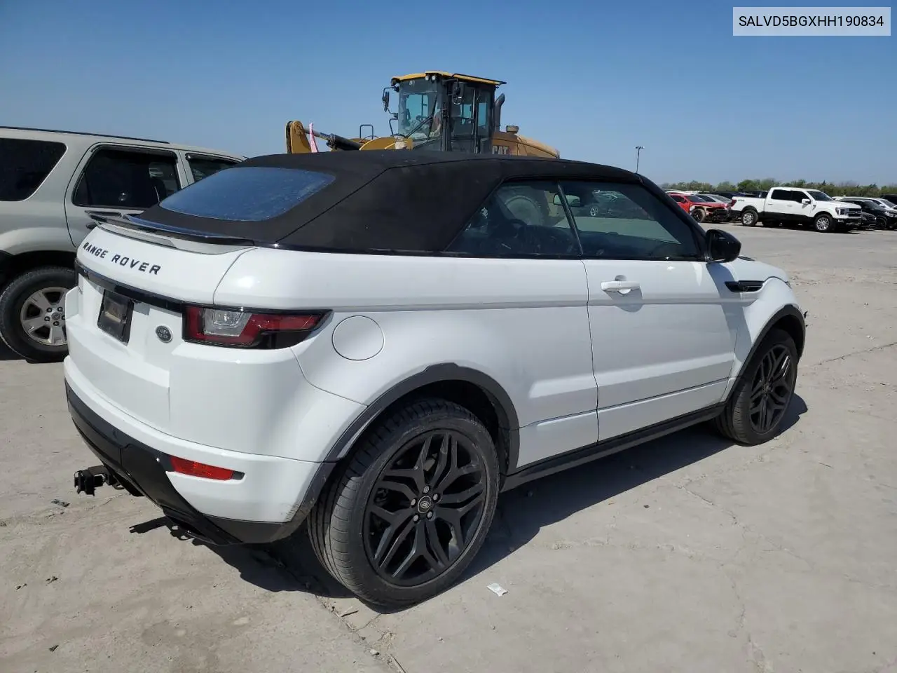 2017 Land Rover Range Rover Evoque Hse Dynamic VIN: SALVD5BGXHH190834 Lot: 50258635