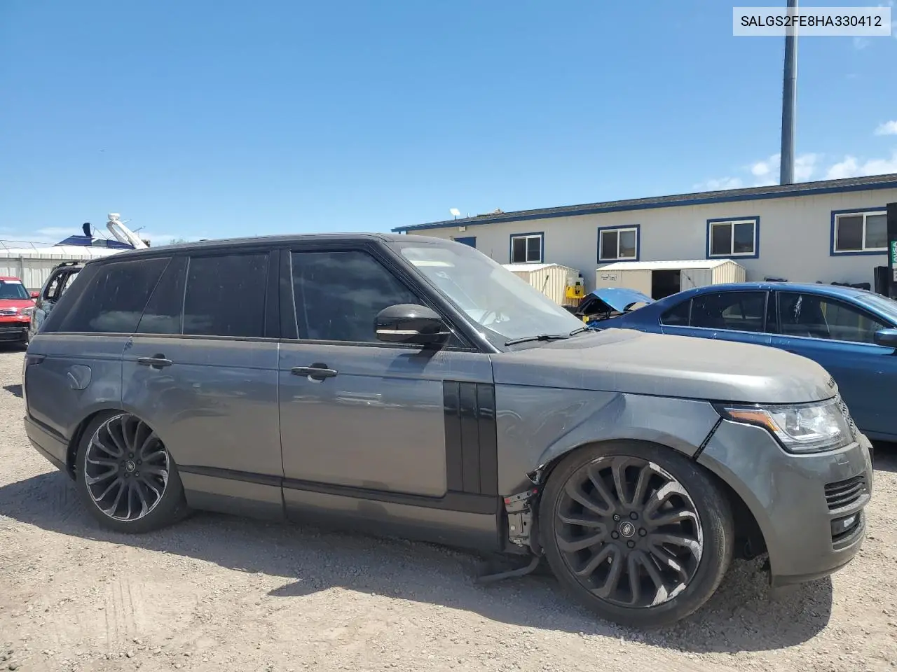 2017 Land Rover Range Rover Supercharged VIN: SALGS2FE8HA330412 Lot: 58601485