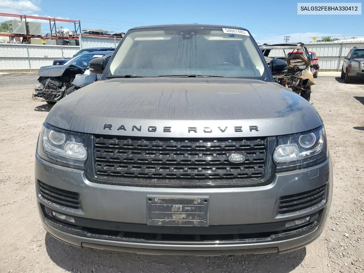 2017 Land Rover Range Rover Supercharged VIN: SALGS2FE8HA330412 Lot: 58601485