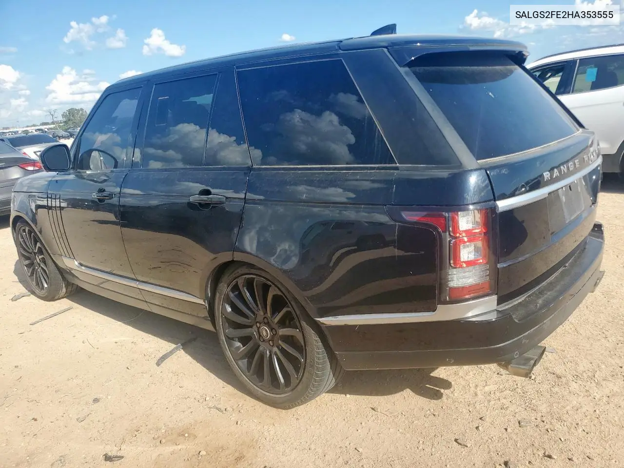 2017 Land Rover Range Rover Supercharged VIN: SALGS2FE2HA353555 Lot: 62909565