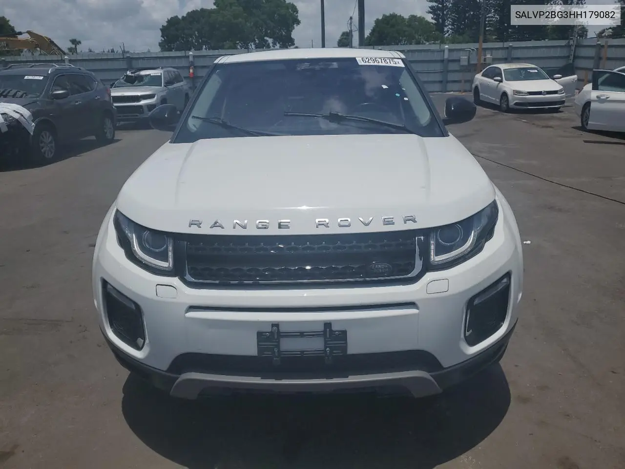 2017 Land Rover Range Rover Evoque Se VIN: SALVP2BG3HH179082 Lot: 62967875